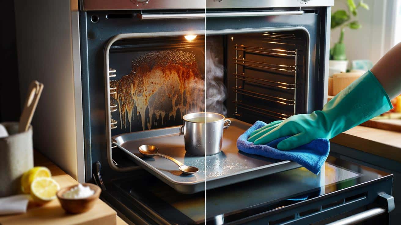 Forno sporco? Ritorna come nuovo: “Metti due cucchiai di questo e chiudi tutto”