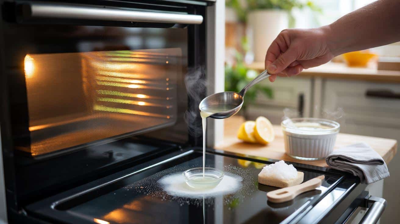 Il trucco per un forno brillante: “Versa due cucchiai di questo e aspetta”