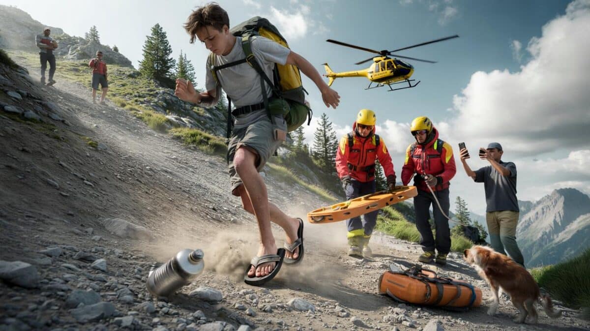 In montagna con le infradito, il soccorso lo paga l’escursionista imprudente: la stretta in manovra