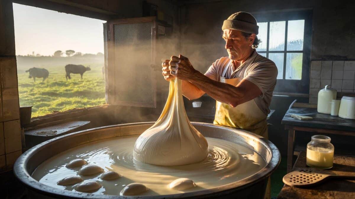 La storia di Mimmo La Vecchia, il casaro che trasforma il latte di bufala in oro puro