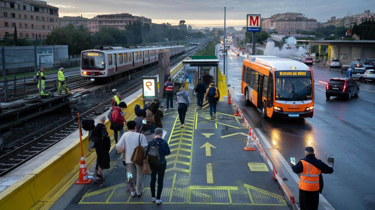 Metro A, 15 giorni senza capolinea ad Anagnina: arriva la nuova linea