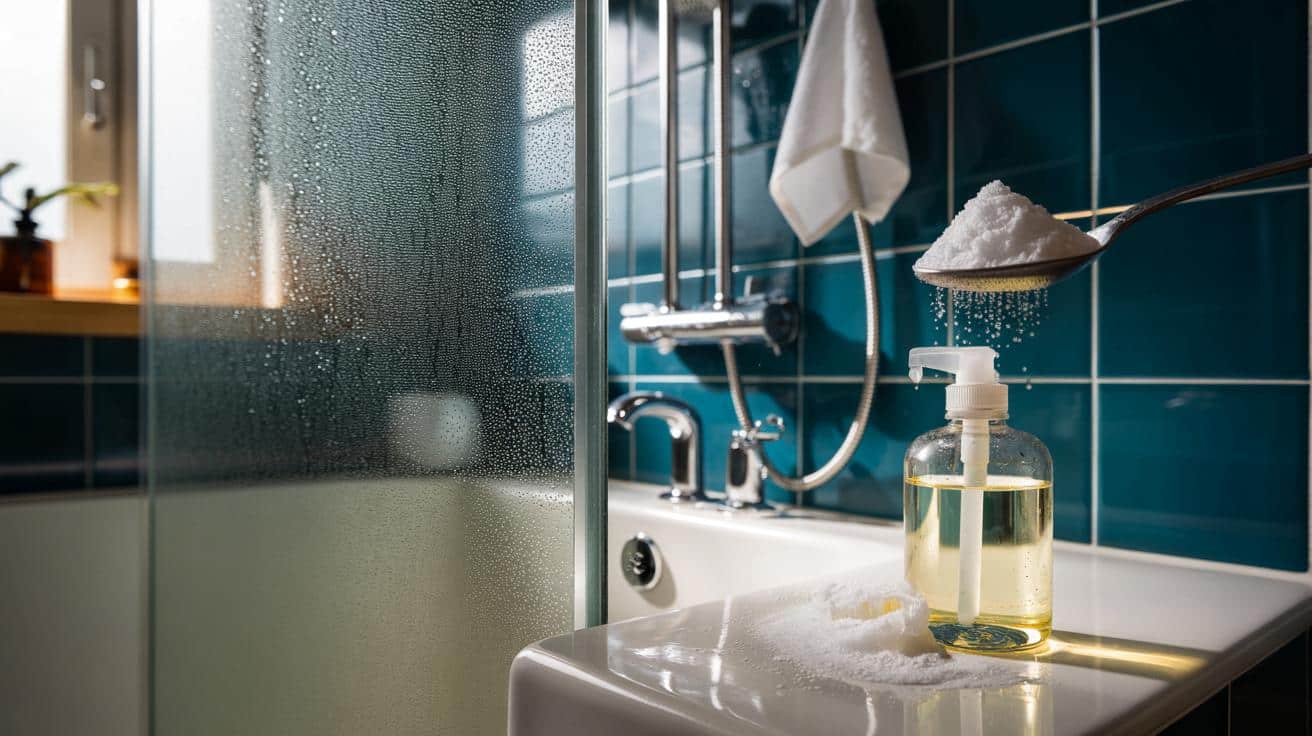 Per mantenere la doccia sempre brillante senza strofinare: “Aggiungi un cucchiaio di questo prodotto e lascia agire”