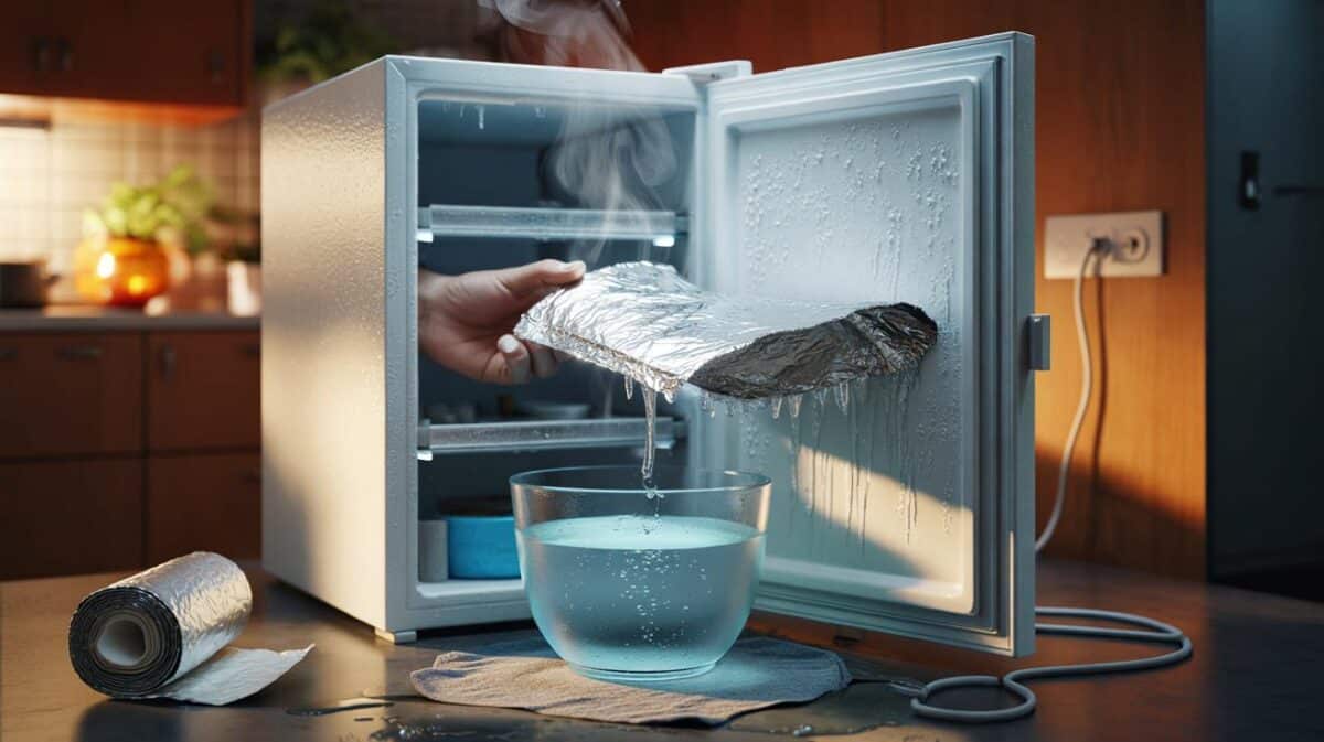 Sbrina il freezer in pochi istanti con un solo foglio di alluminio: risparmierai un mare di energia