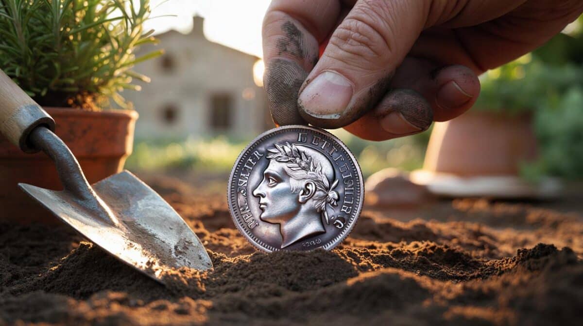Scova una moneta antica mentre sistema il giardino: era un pezzo introvabile del XIX secolo