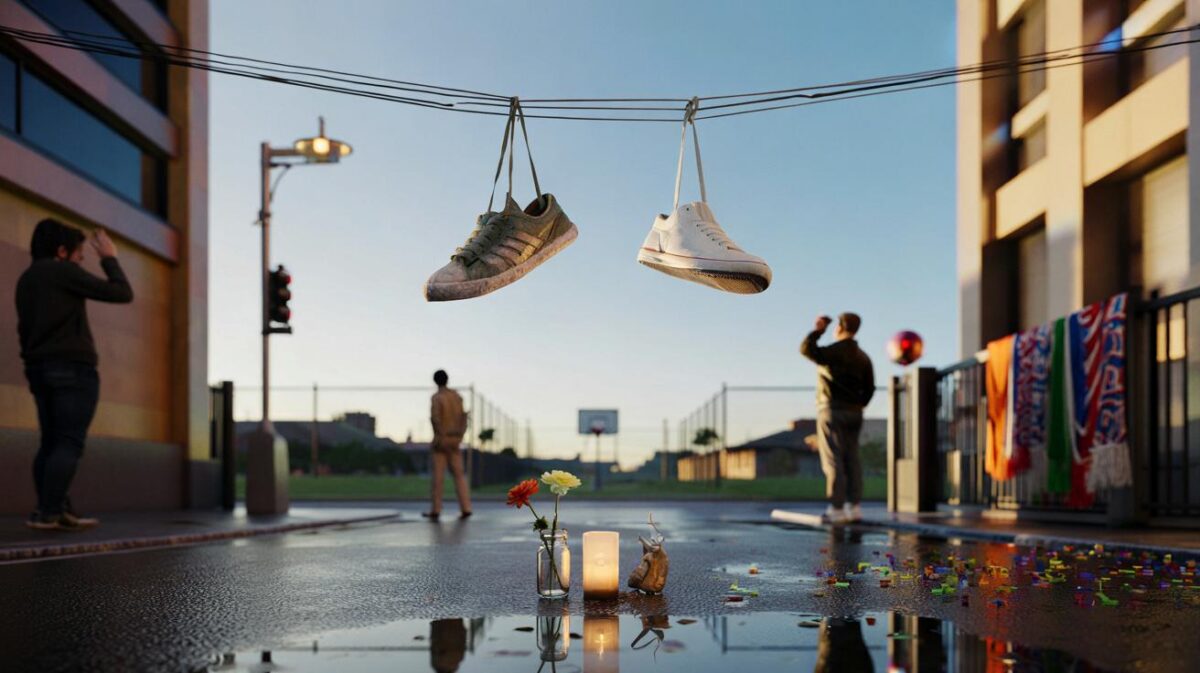 Sembra una scena di film… significato delle scarpe sui cavi (curiosité neutre)