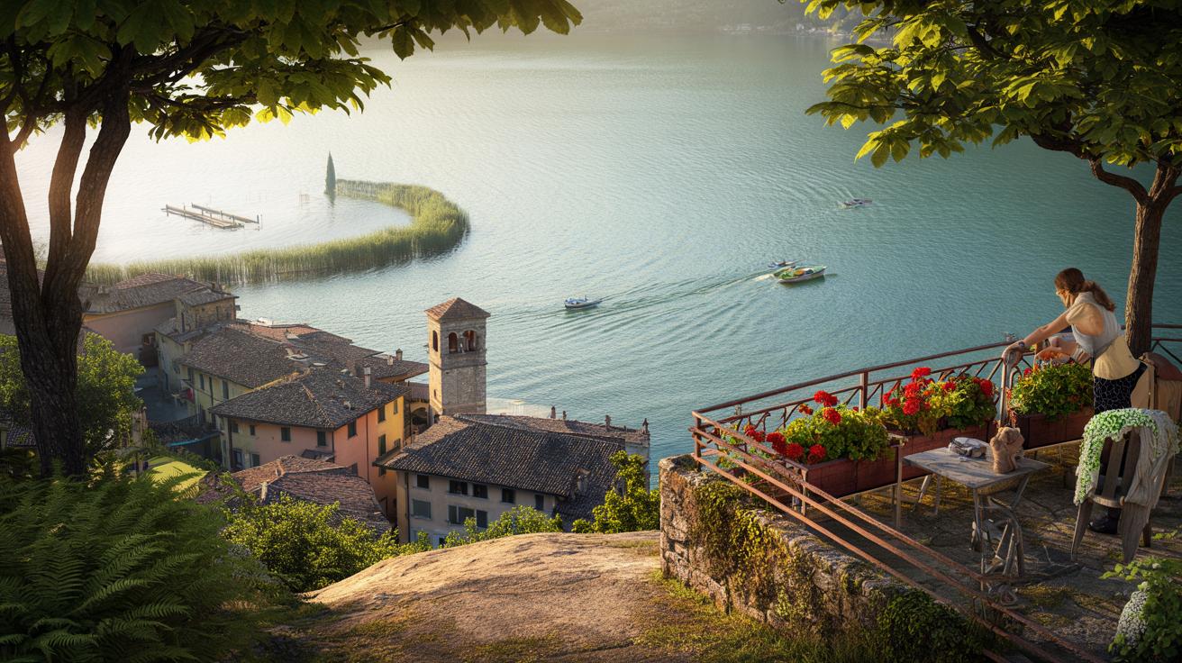 Sono arrivato in un piccolo villaggio sul lago: solo dopo ho scoperto la vista che nessuno mostra