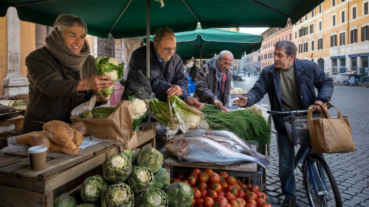 Tra i banchi del mercato pasoliniano che conserva lo spirito popolare di Trastevere