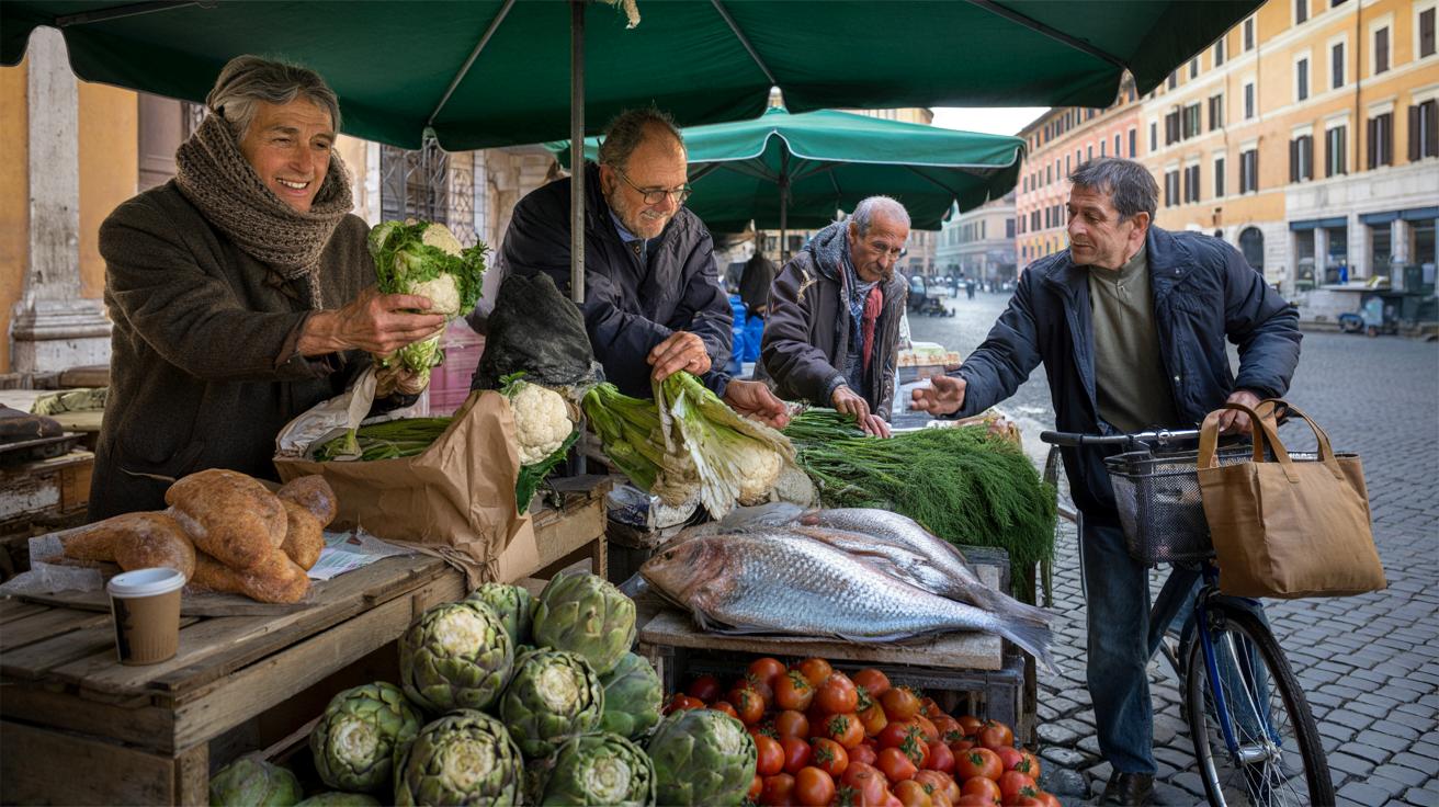 Tra i banchi del mercato pasoliniano che conserva lo spirito popolare di Trastevere
