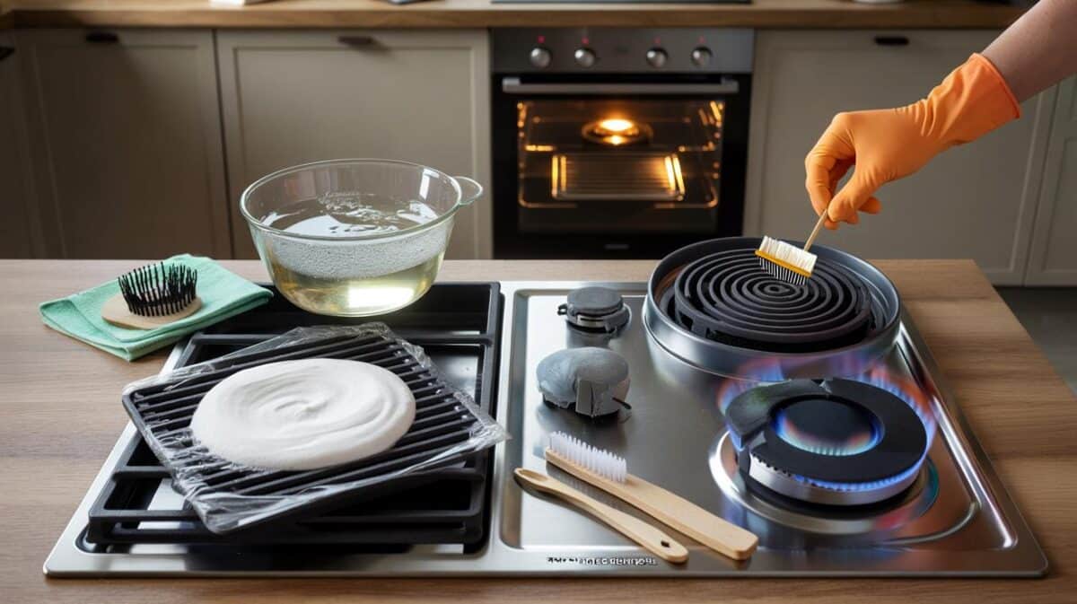 Tutti i metodi per pulire i bruciatori e le griglie in ghisa dei piani cottura