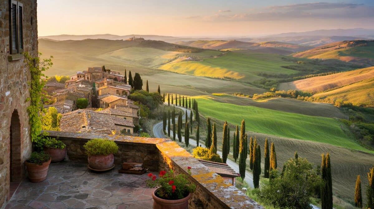 Un borgo nascosto in Toscana: questo paese ha una vista unica su una valle spettacolare